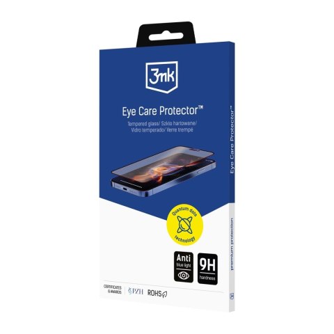 Szkło hartowane Anti-Blue Light do Apple iPhone 15 Pro - 3mk Eye Care Protector