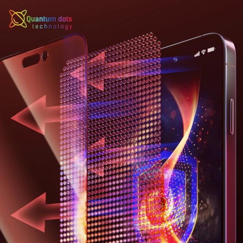 Szkło hartowane Anti-Blue Light do Apple iPhone 15 Pro - 3mk Eye Care Protector