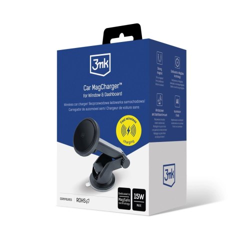Uchwyt samochodowy z MagSafe 3mk Car MagCharger™ for Window & Dashboard
