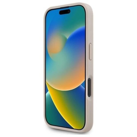 Etui Karl Lagerfeld do iPhone 16 6.1" Różowy Magsafe Hardcase Hot Stamp