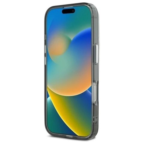 Etui Karl Lagerfeld do iPhone 16 Pro Max 6.9" Czarny MagSafe IML Monogram Karl&Choupette Head