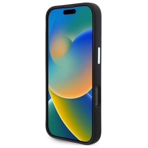 Etui Mercedes do iPhone 16 Pro 6.3" Czarny MagSafe Hardcase Silicone Tonal Logo