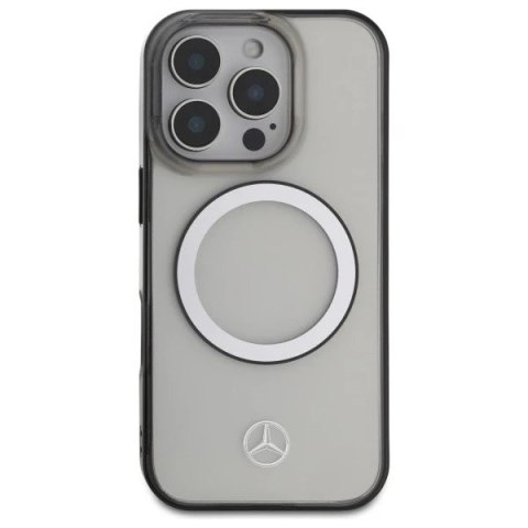 Etui Mercedes do iPhone 16 Pro Max 6.9" MagSafe Transparent Hardcase Printed logo