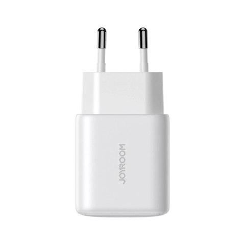 Ładowarka Joyroom Sieciowa USB-C PD 20W - Biała + Kabel USB-C / Lightning 1m