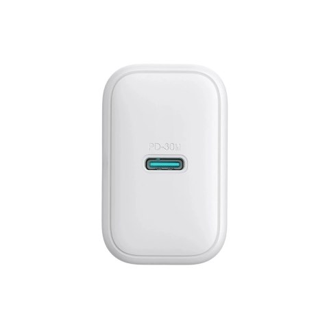 Ładowarka Joyroom Sieciowa USB-C PD 30W QC SFC - Biała + Kabel USB-C 1m