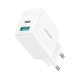 Ładowarka Joyroom Sieciowa USB-C / USB-A 20W PD / QC 3.0 - Biała