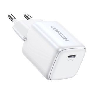 Ładowarka Ugreen Nexode mini sieciowa GaN 20W USB-C PD 3.0 / QC 4.0 - Biała