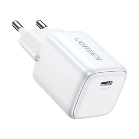 Ładowarka Ugreen Nexode mini sieciowa GaN 20W USB-C PD 3.0 / QC 4.0 - Biała