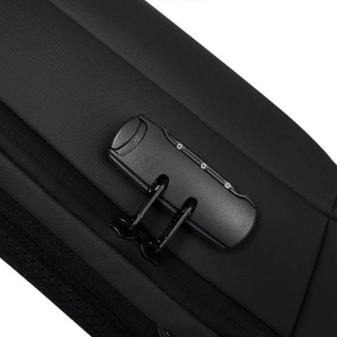 Plecak Antykradzieżowy wodoodporny Bange na laptopa 15.6" miejski podróżny 46x30x15 cm do pracy samolotu męski damski z gniazdem