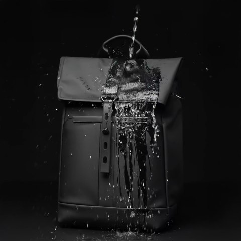 Plecak wodoodporny Bange na laptopa 15.6" miejski podróżny 43x30x18 cm do pracy samolotu męski damski Czarny