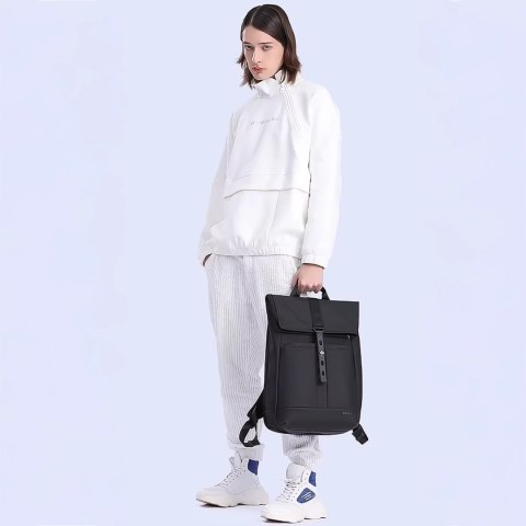 Plecak wodoodporny Bange na laptopa 15.6" miejski podróżny 43x30x18 cm do pracy samolotu męski damski Czarny