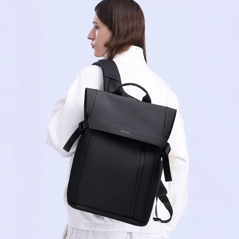 Plecak wodoodporny Bange na laptopa 15.6" miejski podróżny 44x30x17 cm do pracy samolotu męski damski Czarny