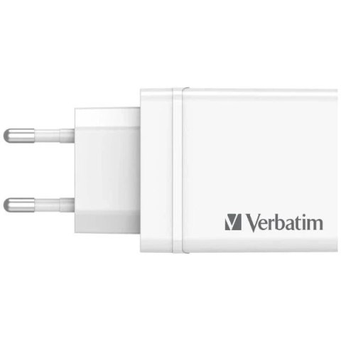 Verbatim Ładowarka sieciowa 30W 3xUSB-A/ USB-C PD 3.0 Biała