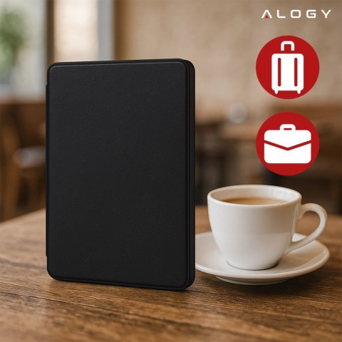 Etui ochronne na czytnik E-Book Alogy ProBook Cover obudowa do Kindle 11 / 12 2022 / 2024 (6") Czarne