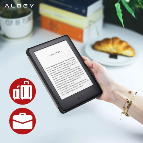 Etui ochronne na czytnik E-Book Alogy ProBook Cover obudowa do Kindle 11 / 12 2022 / 2024 (6") Czarne