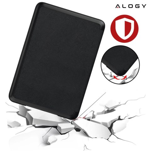 Etui ochronne na czytnik E-Book Alogy ProBook Cover obudowa do Kindle Paperwhite 6 2024 Czarne