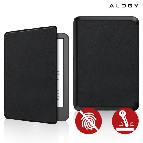 Etui ochronne na czytnik E-Book Alogy ProBook Cover obudowa do Kindle Paperwhite 6 2024 Czarne
