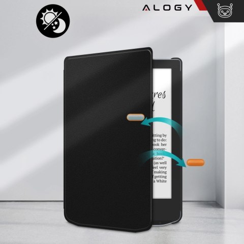 Etui ochronne na czytnik E-Book Alogy ProBook Cover obudowa do PocketBook Verse 629 / Verse Pro 634 / Verse Lite 619 Czarne