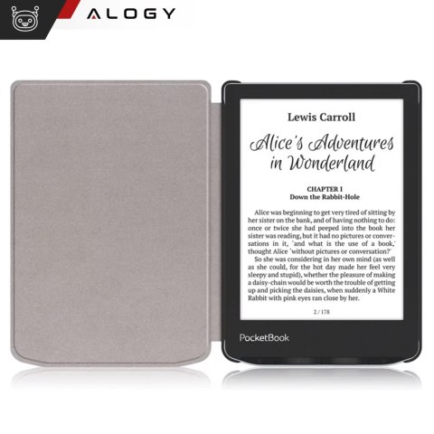 Etui ochronne na czytnik E-Book Alogy ProBook Cover obudowa do PocketBook Verse 629 / Verse Pro 634 / Verse Lite 619 Granatowe