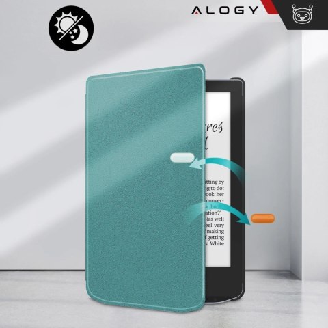 Etui ochronne na czytnik E-Book Alogy ProBook Cover obudowa do PocketBook Verse 629 / Verse Pro 634 / Verse Lite 619 Zielone