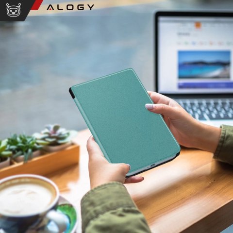 Etui ochronne na czytnik E-Book Alogy ProBook Cover obudowa do PocketBook Verse 629 / Verse Pro 634 / Verse Lite 619 Zielone