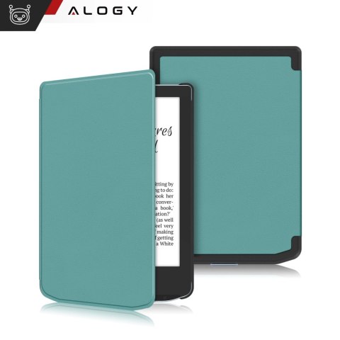 Etui ochronne na czytnik E-Book Alogy ProBook Cover obudowa do PocketBook Verse 629 / Verse Pro 634 / Verse Lite 619 Zielone