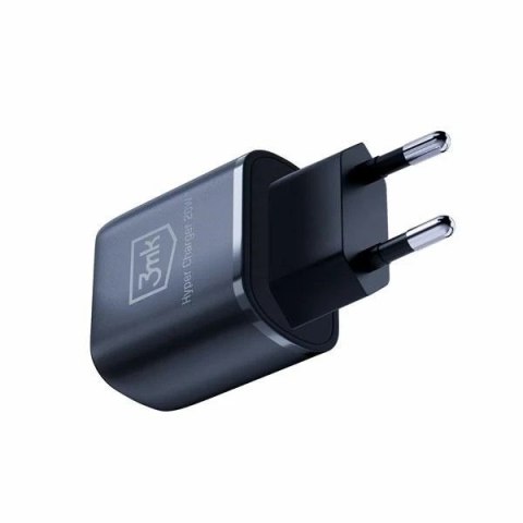 Ładowarka sieciowa 3mk HyperCharger 20W 1xUSB-C + 1xUSB-A PD/QC Czarny