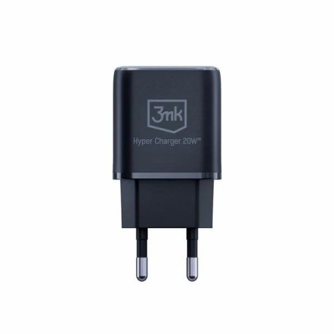 Ładowarka sieciowa 3mk HyperCharger 20W 1xUSB-C + 1xUSB-A PD/QC Czarny