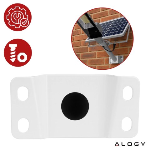 Lampa solarna Uliczna 1600W LED wodoodporna IP65 ścienna Alogy SolarBright 6000mAh do domu elewacyjna światło