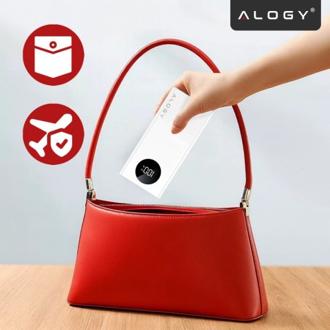 PowerBank 10000mAh z Technologią PD 120W, Szybkie Ładowanie PowerDelivery, Porty 2x USB-A i 1x USB-C, Wysoka Moc i Kompaktowy De