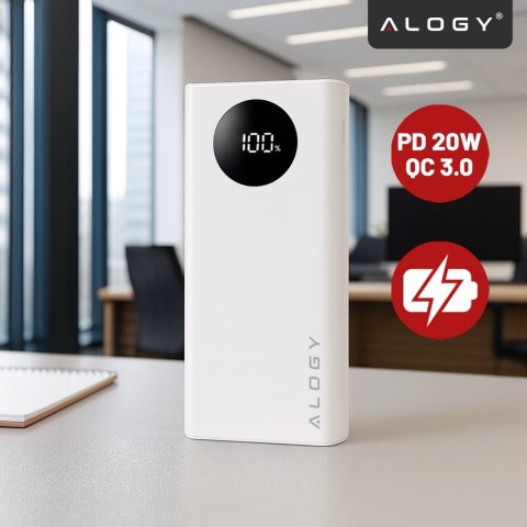 PowerBank 10000mAh z Technologią PD 120W, Szybkie Ładowanie PowerDelivery, Porty 2x USB-A i 1x USB-C, Wysoka Moc i Kompaktowy De