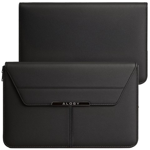 Torba na laptopa Alogy FlexCase Pro wielofunkcyjna rozkładana z podstawką i podkładką na myszkę do Macbooka 13/ 14" Czarna