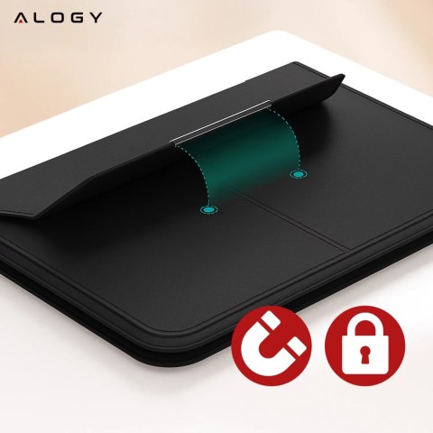Torba na laptopa Alogy FlexCase Pro wielofunkcyjna rozkładana z podstawką i podkładką na myszkę do Macbooka 15 / 15.6 / 16.1" Cz