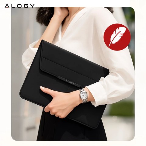 Torba na laptopa Alogy FlexCase Pro wielofunkcyjna rozkładana z podstawką i podkładką na myszkę do Macbooka 15 / 15.6 / 16.1" Cz