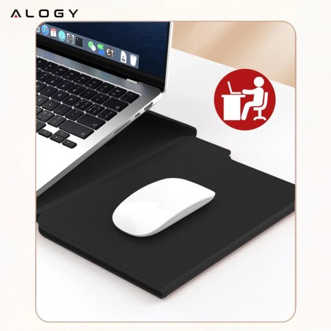 Torba na laptopa Alogy FlexCase Pro wielofunkcyjna rozkładana z podstawką i podkładką na myszkę do Macbooka 15 / 15.6 / 16.1" Cz