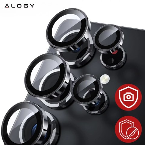 3x Szkło hartowane na ekran + szkło na obiektyw do Samsung Galaxy S25 Ultra ochronne szkiełko na ekran i aparat 9H Alogy GlassGu