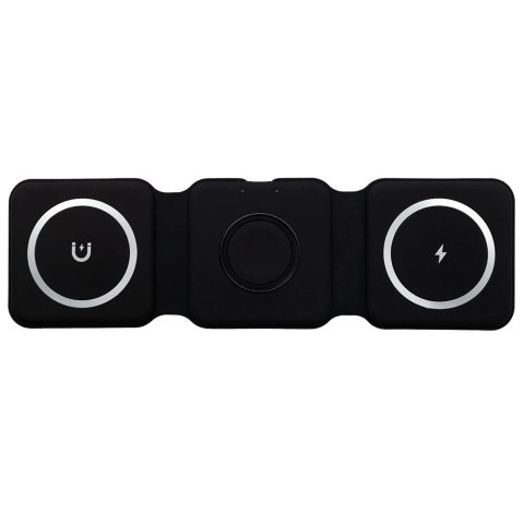 Ecobox Ładowarka Indukcyjna MagSafe 15W Czarna 3w1