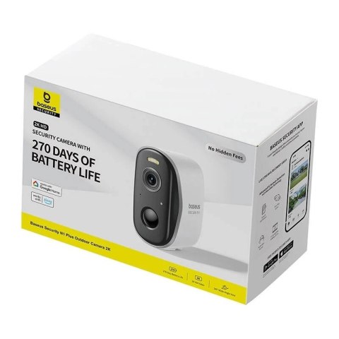 Kamera zewnętrzna Baseus N1 Plus (Biała)