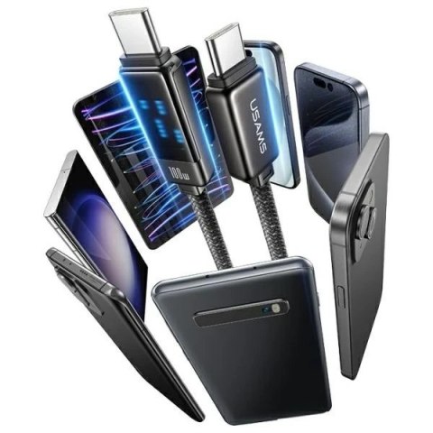 SAMS Kabel USB-C na USB-C 100W 1,2m - Meteor Series