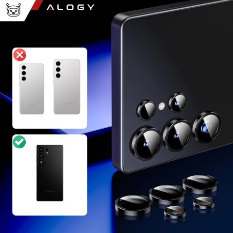 Szkło do Samsung Galaxy S25 Ultra nakładka na aparat obiektyw obiektywy aparatu Alogy ProCam Shield™️ osłona ochronna