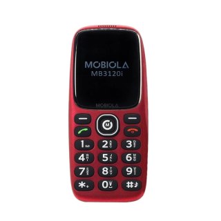 Telefon GSM Mobiola MB3120i Czerwony 2G z przyciskiem SOS dla seniora