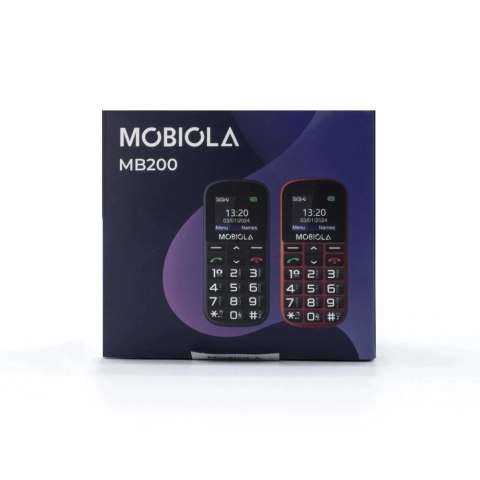Telefon GSM Mobiola z ładowarką biurkową, 2,2" TFT, DualSIM, microSD dla seniora