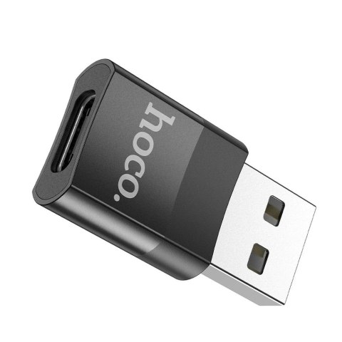 HOCO Adapter OTG USB A (Męski) Do Typ C (Żeński) UA17 Czarny
