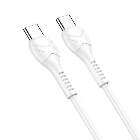 HOCO Kabel Typ C do Typ C X37 1 m Biały PD 60W Szybkie Ładowanie