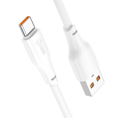 HOCO Kabel USB-A do Typ C X93 1 m Biały PD 100W 5A Szybkie Ładowanie