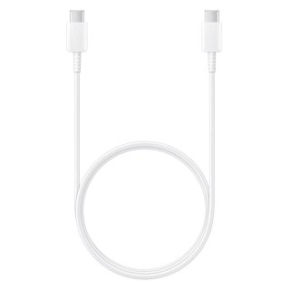 Kabel ECOBOX USB Typ-C do Typ-C 3A 1m Biały PD Szybkie Ładowanie