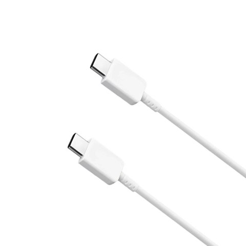 Kabel ECOBOX USB Typ-C do Typ-C 3A 1m Biały PD Szybkie Ładowanie