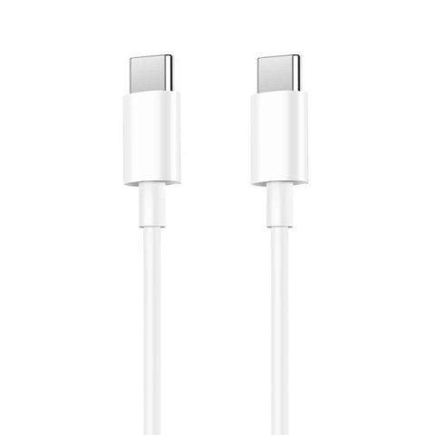 Kabel USB Typ-C do Typ-C PD 20W 2m Biały Denmen Szybkie Ładowanie