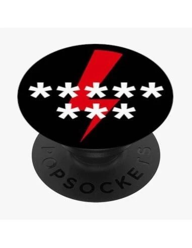 Uchwyt PopSockets Custom - 8 Gwiazdek Czarny do Telefonów i Tabletów