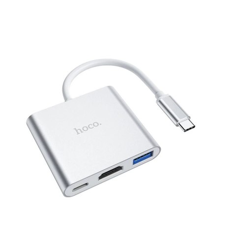 HOCO Adapter HUB HB14 Typ C (USB3.0 + HDMI + PD 67W) [EOL]